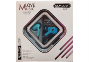Auricular Manos Libres ELMCOEI EV194 con Cable Jack 3.5mm