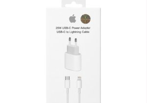 Cargador USB-C 25W + Cable USB-C a Lightning para iPhone (Carga Rápida)
